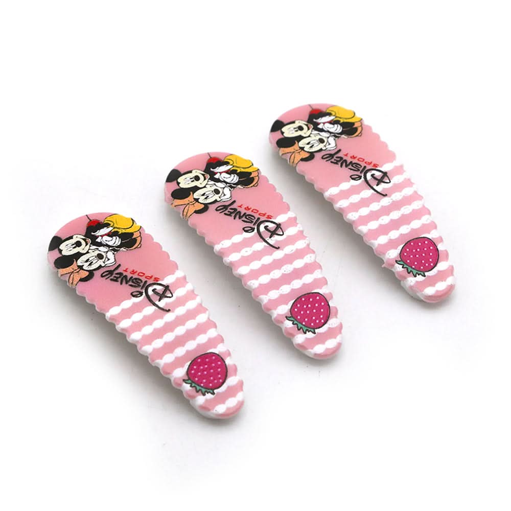 Mini Tic Tac Hair pin - Peach, Girls Hair Accessories, Chase Value, Chase Value