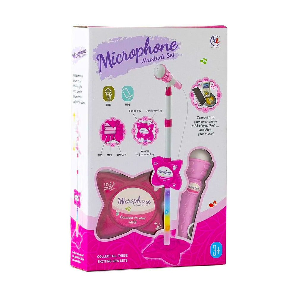 Musical Toy For Kids Double Mic - Pink, Musical Toys, Chase Value, Chase Value