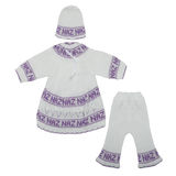 Newborn Girls Full Sleeves Suit - Purple, Newborn Girls Sets & Suits, Chase Value, Chase Value