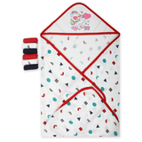 Valuable Wrapping Sheet & 6pc Roll Face towel - Red, Wrapping Sheets, Chase Value, Chase Value