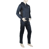 Men's Full Sleeves Fleece Zipper Track Suit - Steel Blue, Men's Track Suits, Chase Value, Chase Value