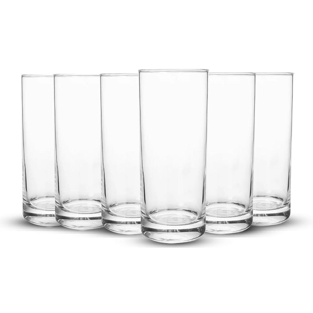 Hiball Glass Pack of 6 - White, Glassware & Drinkware, Chase Value, Chase Value