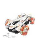 Remote Control Stunt Car Dual Controller 3.7V Battery, Remote Control, Chase Value, Chase Value