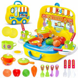 Kitchen Set Case,24Pcs/Hang Card (008-919A), Kids Cosmetic & Kitchen Sets, Chase Value, Chase Value