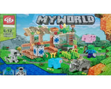 Constructor Minecraft 4 in 1, Meworld, 398 parts, Kids Blocks & Building Toys, Chase Value, Chase Value