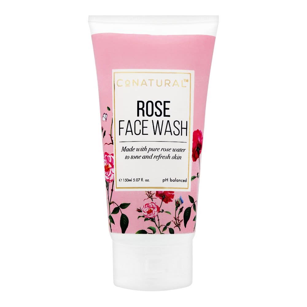 Co-Natural Rose Face Wash 150ml, Face Washes, Co-Natural, Chase Value