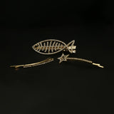 Hair Pin Card - Golden, Girls Hair Accessories, Chase Value, Chase Value