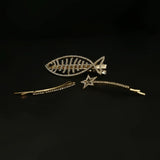 Hair Pin Card - Golden, Girls Hair Accessories, Chase Value, Chase Value