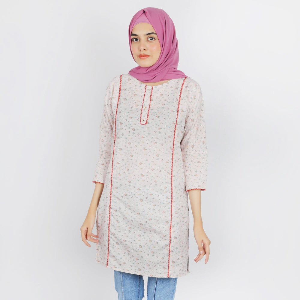 Women's Printed Kurti - Multi Color, Women Ready Kurtis, Chase Value, Chase Value