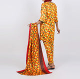 Shataj Febron Wash & Wear Unstitched Printed 3Pcs Suit - A13, Women, 3Pcs Shalwar Suit, Shataj, Chase Value