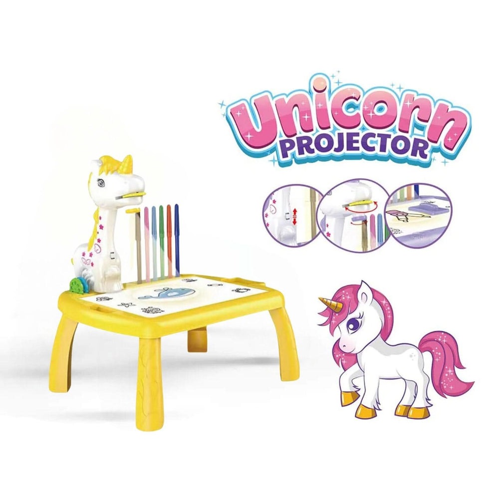 Union Projector with Light & Music - Yellow, Chair & Table, Chase Value, Chase Value