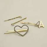 Hair Pin Card - Golden, Girls Hair Accessories, Chase Value, Chase Value