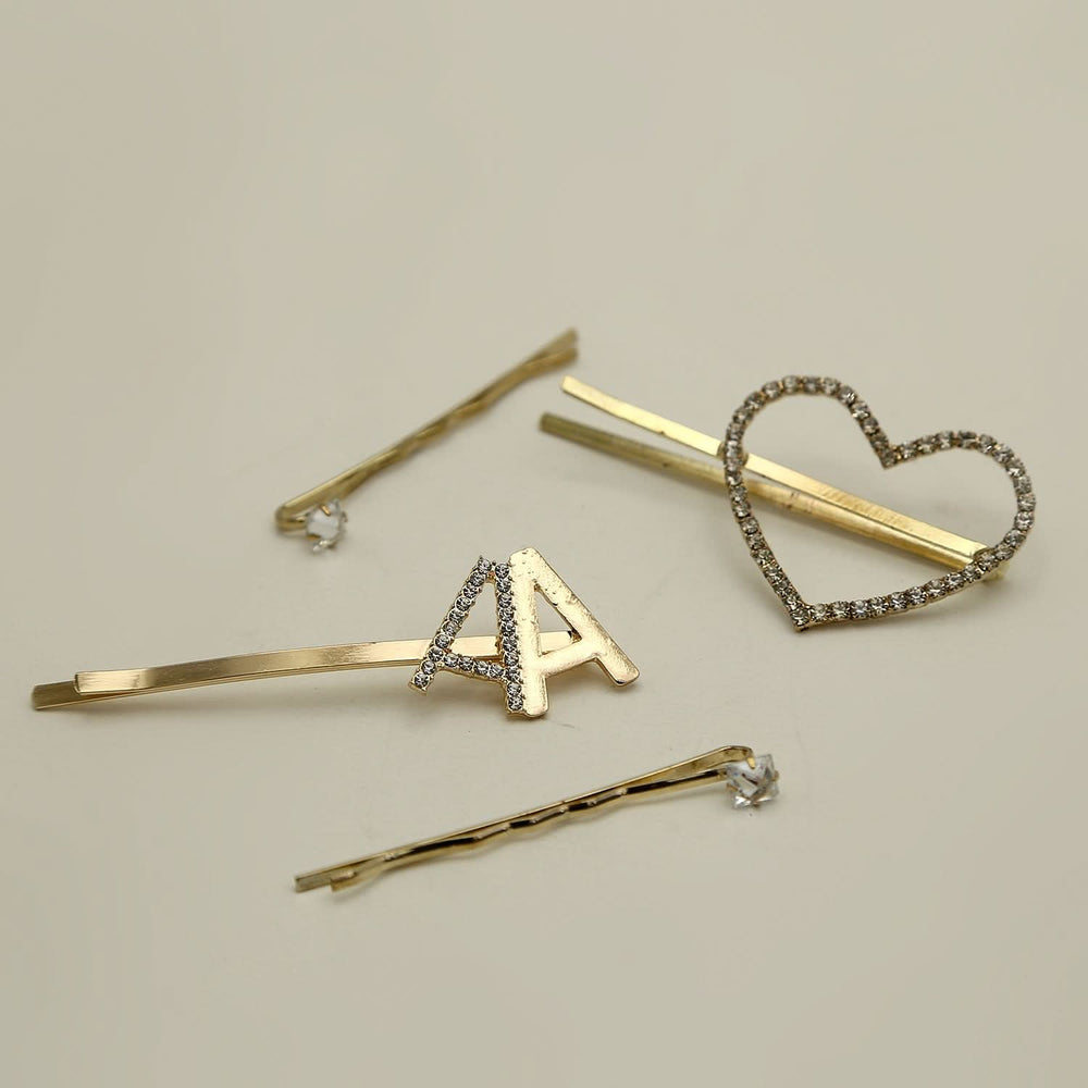 Hair Pin Card - Golden, Girls Hair Accessories, Chase Value, Chase Value