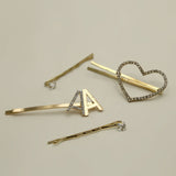 Hair Pin Card - Golden, Girls Hair Accessories, Chase Value, Chase Value