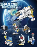 Space Explore Block Set 6-in-1 Spacecraft – 310 PCS, Kids Blocks & Building Toys, Chase Value, Chase Value