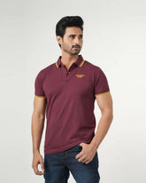 Eminent Men's Half Sleeves Polo T-Shirt - Tawny Port, Men's T-Shirts & Polos, Eminent, Chase Value