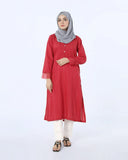 Eminent Striped Kurti-Red, Women Ready Kurtis, Eminent, Chase Value