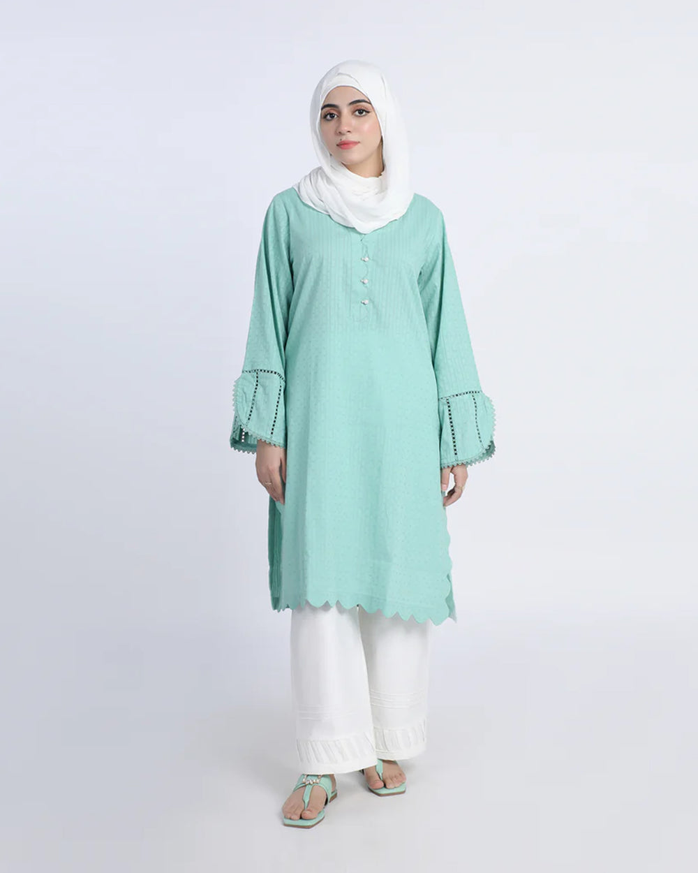 Eminent Women's Kurti - Mint Green, Women Ready Kurtis, Eminent, Chase Value