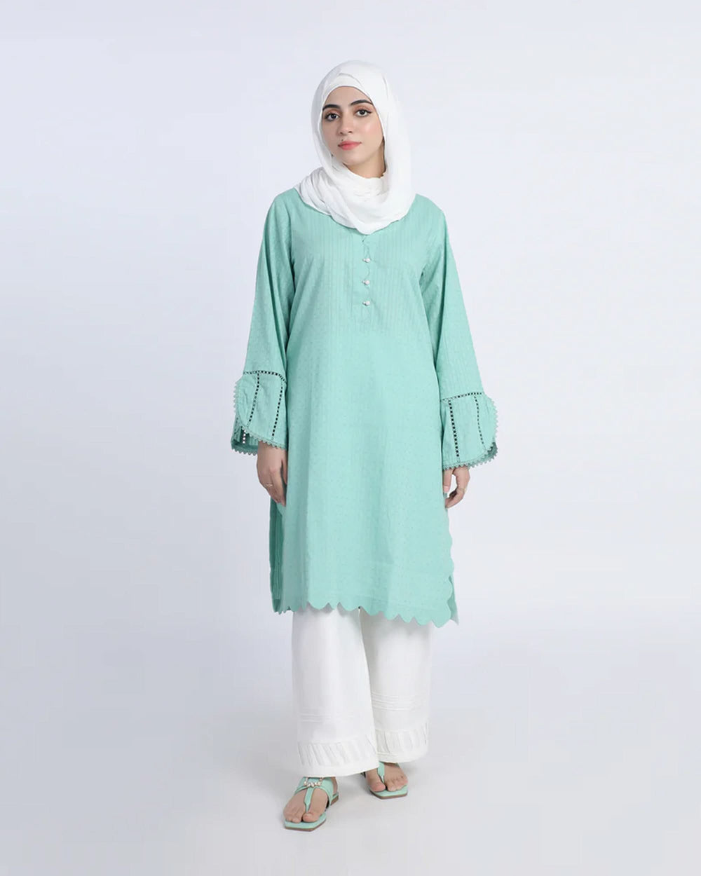 Eminent Women's Kurti - Mint Green, Women Ready Kurtis, Eminent, Chase Value