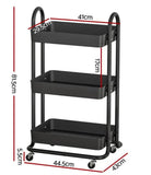 Multifunctional Storage Trolley Rack 3Layer