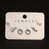 Women's Tops 3 Pcs - Silver, Women Earrings & Tops, Chase Value, Chase Value