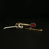 Hair Pin Card - Golden, Girls Hair Accessories, Chase Value, Chase Value