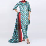 Shataj Febron Wash & Wear Unstitched Printed 3Pcs Suit - A1, Women, 3Pcs Shalwar Suit, Shataj, Chase Value