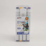 Marker Double Side 12 Color M6138-12, Coloring Tools, Chase Value, Chase Value