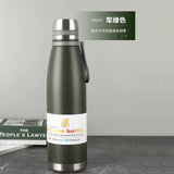 Stainless Steel Vacuum Sports Bottle 1100 Ml - Olive Green, Tiffin Boxes & Bottles, Chase Value, Chase Value