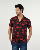 Men's Casual Half Sleeves Linen Shirt, Men's Shirts, Chase Value, Chase Value