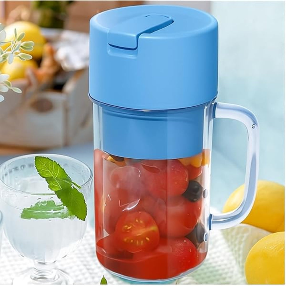 Portable & Rechargeable Juicer - 500ml - Blue, Juicer Blender & Mixer, Chase Value, Chase Value