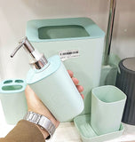 Bathroom Accessories Set – 6 Pcs, Home Accessories, Chase Value, Chase Value