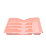 Pristine 5 Compartment 1 Tier Plastic Cutlery Tray Holder, Tray, Chase Value, Chase Value