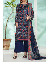 DAMAN By Vs Textile Exclusive Lawn Printed 3-PCS Unstiched Suit - 800, Women, 3Pcs Shalwar Suit, Chase Value, Chase Value