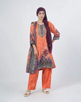 Shahzaib Gull Gee Printed 3-Pcs Suit, Women, 3Pcs Shalwar Suit, Chase Value, Chase Value