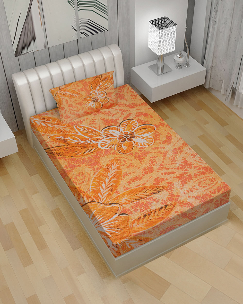 2-Piece Single Bedsheet Set, Single Size Bed Sheet, Chase Value, Chase Value