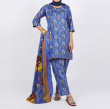 Shataj Febron Wash & Wear Unstitched Printed 3Pcs Suit - A3, Women, 3Pcs Shalwar Suit, Shataj, Chase Value