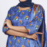 Shataj Febron Wash & Wear Unstitched Printed 3Pcs Suit - A3, Women, 3Pcs Shalwar Suit, Shataj, Chase Value