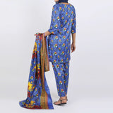 Shataj Febron Wash & Wear Unstitched Printed 3Pcs Suit - A3, Women, 3Pcs Shalwar Suit, Shataj, Chase Value