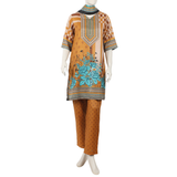 Women's Wash & Wear Unstitched 3pcs Suit - A4, Women, 3Pcs Shalwar Suit, Chase Value, Chase Value