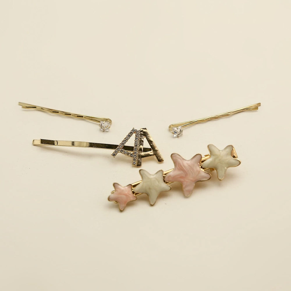 Hair Pin Card - Golden, Girls Hair Accessories, Chase Value, Chase Value