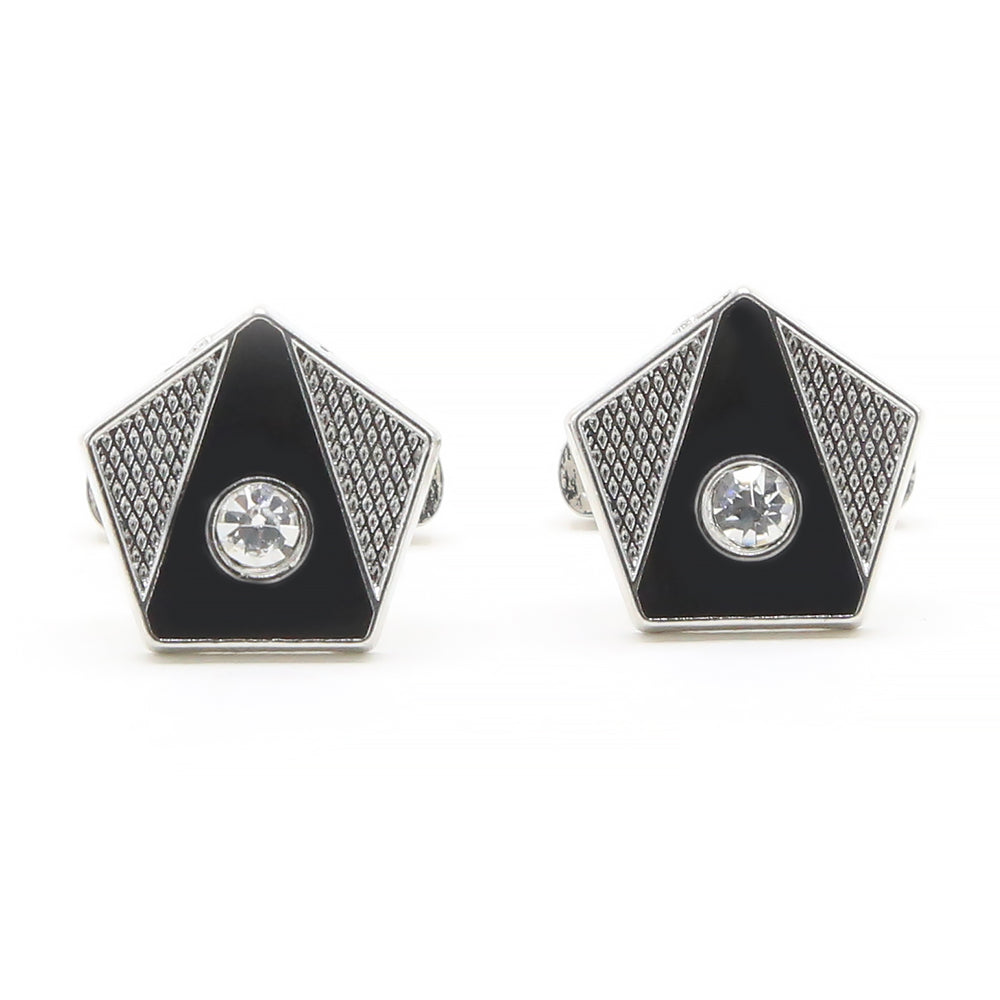 Men's Cufflink - Black, Men's Cufflinks, Chase Value, Chase Value