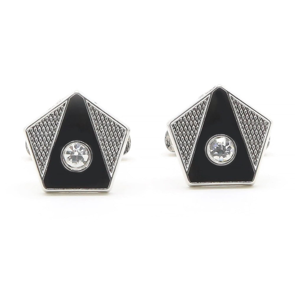 Men's Cufflink - Black, Men's Cufflinks, Chase Value, Chase Value