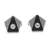 Men's Cufflink - Black, Men's Cufflinks, Chase Value, Chase Value