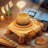 Pottery Wheel – DIY Clay Art Kit for Kids - Fawn & Brown, Educational Toys, Chase Value, Chase Value