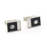 Men's Cufflink - Black, Men's Cufflinks, Chase Value, Chase Value