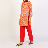 Women's Printed 2Pcs Suit - Multi Color, Women Shalwar Suits, Chase Value, Chase Value
