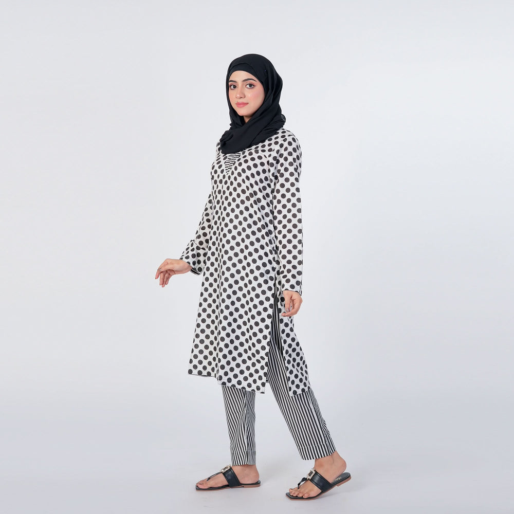 Women's Printed Shalwar Suit - Black, Women Shalwar Suits, Chase Value, Chase Value