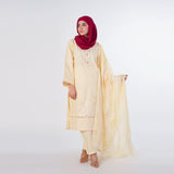 Women's Embroidered Jacquard 3Pcs Suit - Skin, Women Shalwar Suits, Chase Value, Chase Value