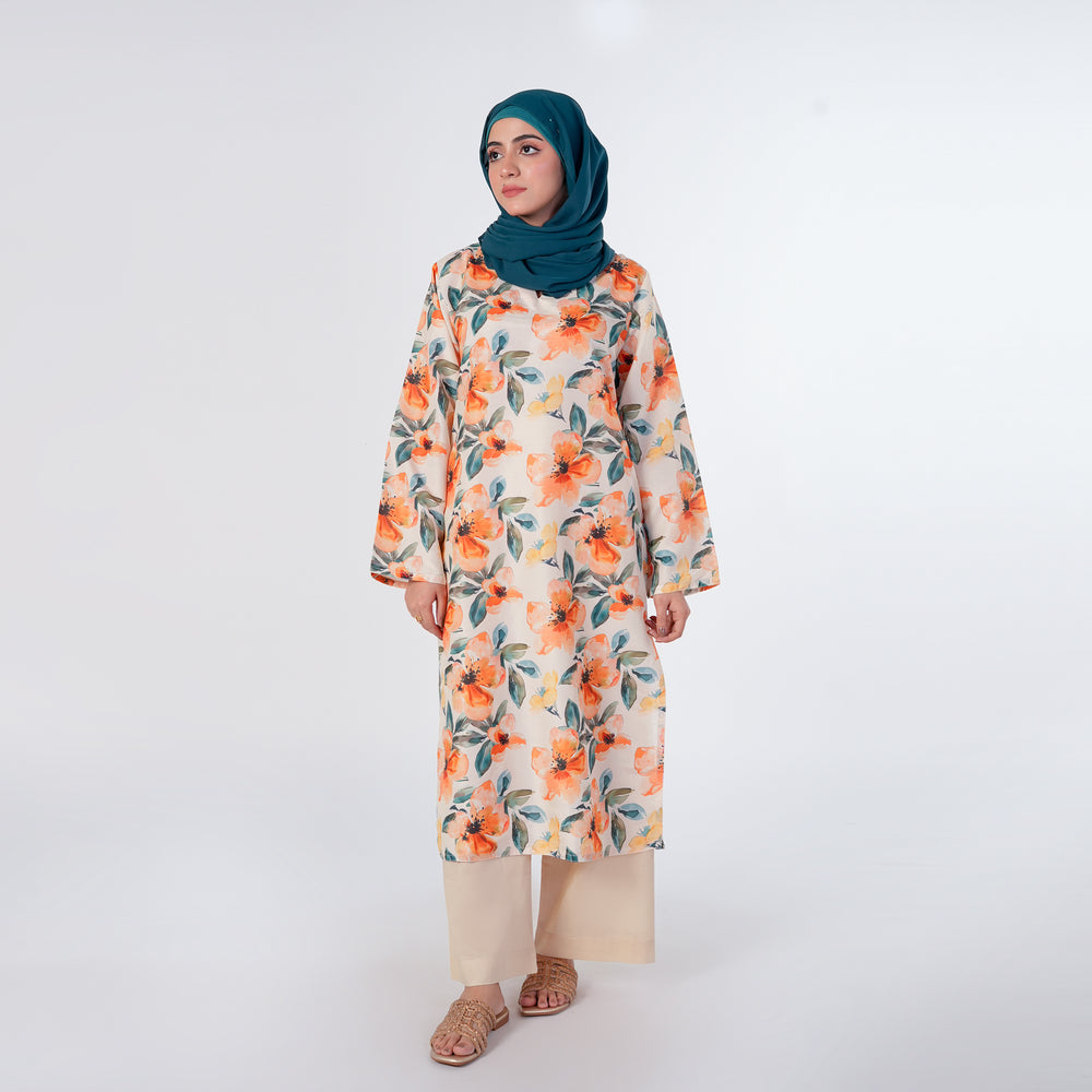 Women's Lawn Kurti - Multi Color, Women Ready Kurtis, Chase Value, Chase Value